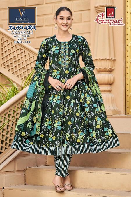 Ganpati saiyaara vol-3 wholesale market in hyderabad for western kurtis